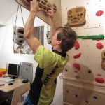 Eckert beim Training mit dem Beastmaker.