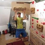Eckert beim Training mit dem Beastmaker.