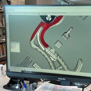 CAD-Modell auf einem Bildschirm