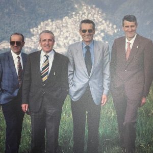 Vier Männer: Benedetto, Orazio, Nicolino, Samuel Codega (von links nach rechts)