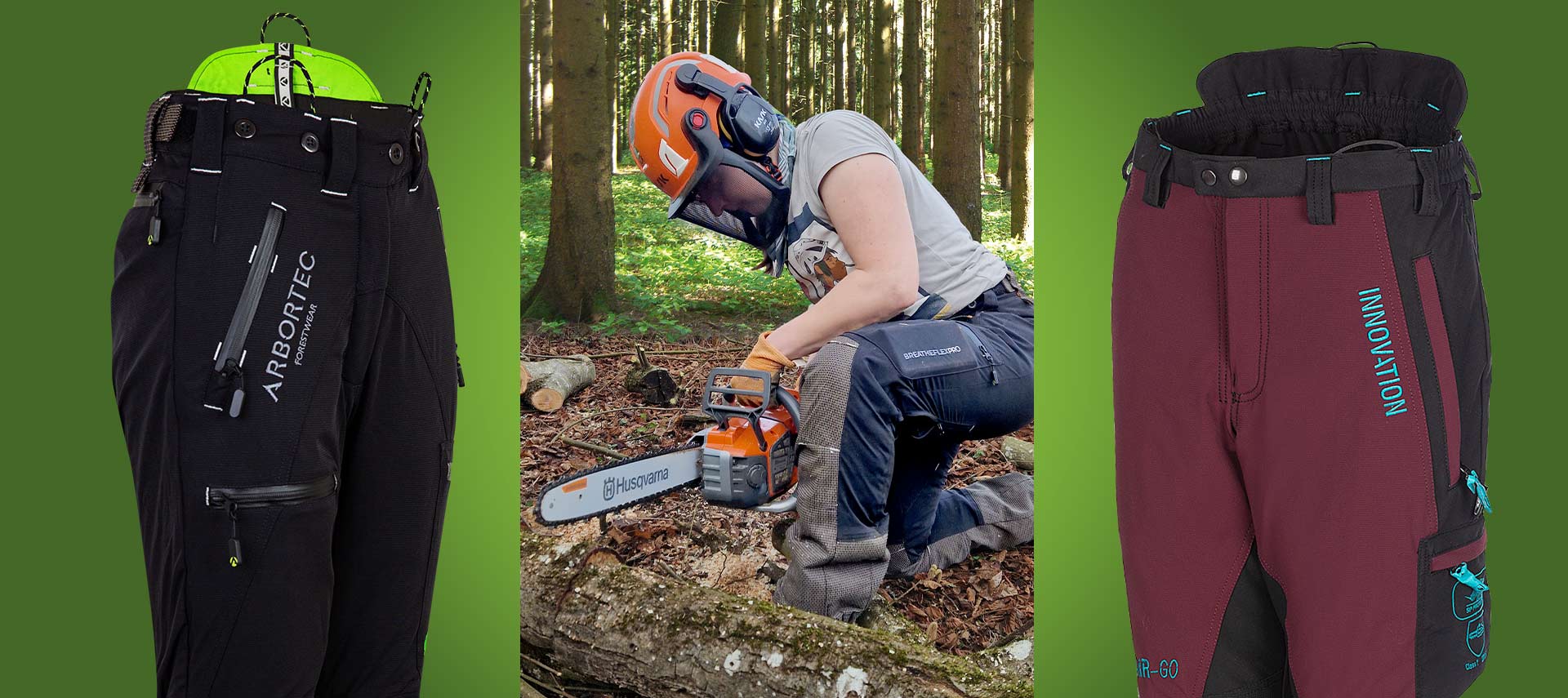 Demo Damen Frauen Schnittschutzhose