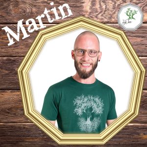 Martin von Life-Tree in einem goldenen Rahmen.