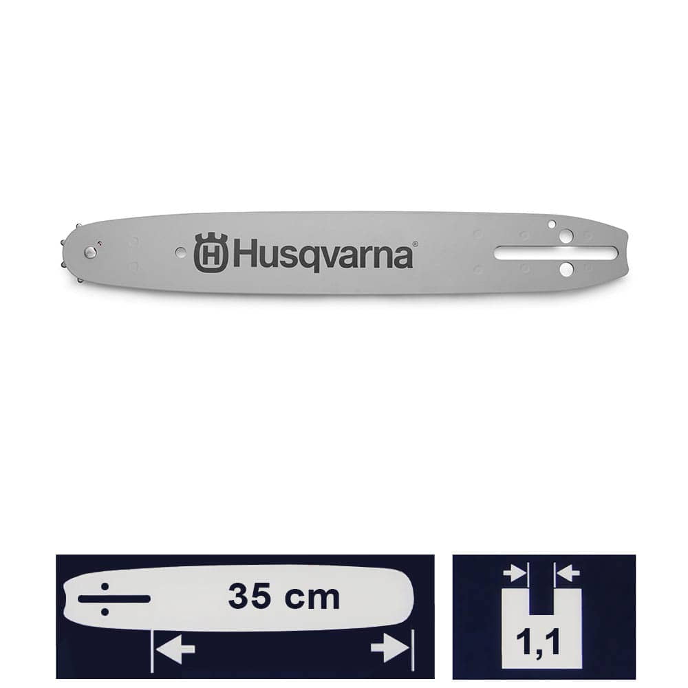 Für Husqvarna 334 335 338 235 Schwert 35cm + 2 Sägeketten 3/8*1,3*52