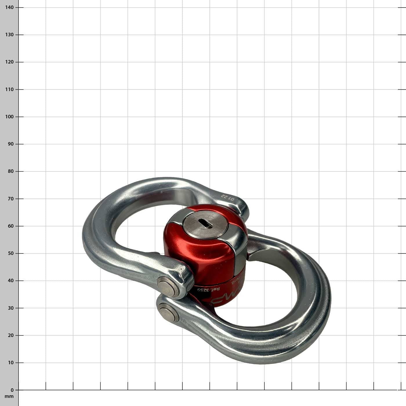 Émerillon Ouvrable Enigma CAMP - Pivot à Manilles 18mm, Résistance 23 KN, Pour Escalade Et Via Ferrata - 10
