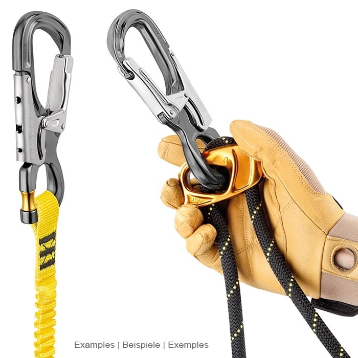 Petzl Eashook Open Carabiner with screwable Eye Petzl Eashook Open Carabiner with screwable Eye