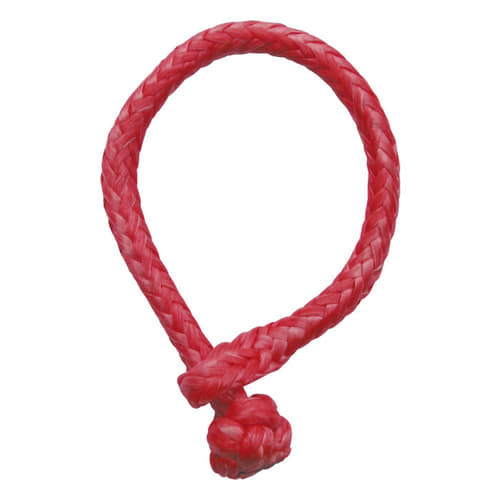 Link 4 rotes Seil mit Knoten