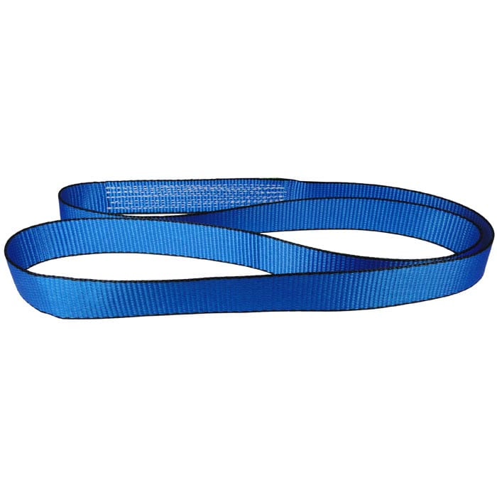 Blauer Rigging Sling e Hebegurt aus gewebtem Material ohne sichtbaren Herstellerangaben