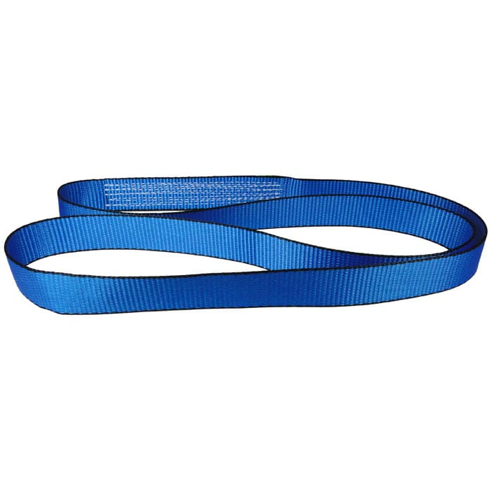 Blauer Rigging Sling e Hebegurt aus gewebtem Material ohne sichtbaren Herstellerangaben