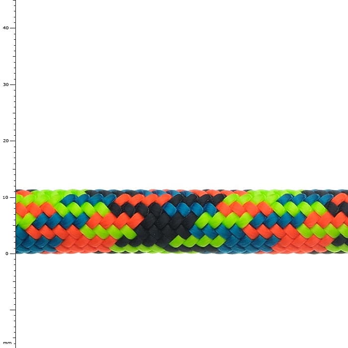 Xstatic Seil mit buntem Muster in Blau, Grün, Orange und Schwarz, Hersteller nicht sichtbar