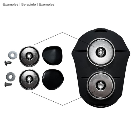 Toolprotect Magnet-Montageset Helmhalterung