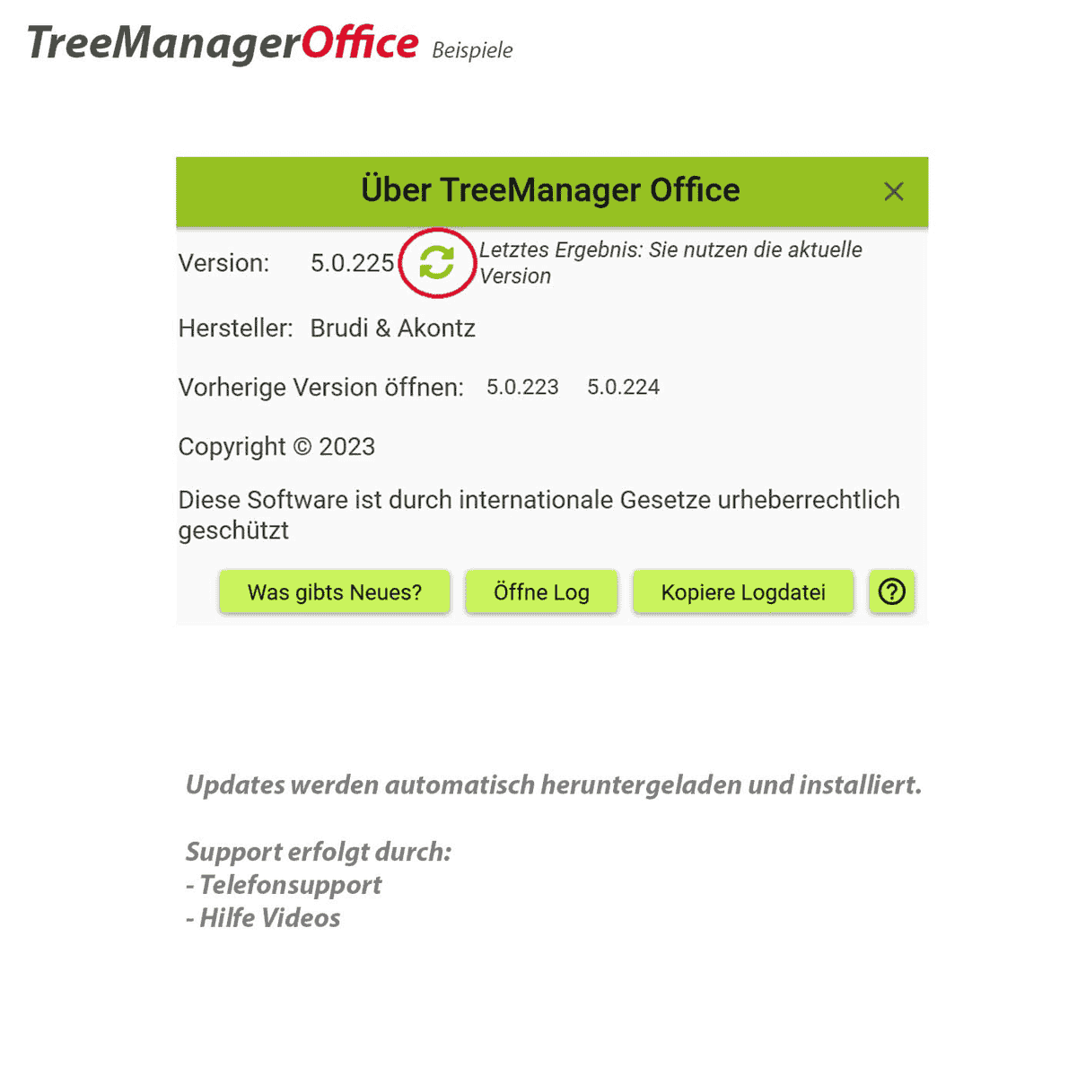 TreeManager Office (weiterer Arbeitsplatz)