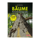 Buch Bäume - Was Sie immer schon fragen wollten von Eike Jablonski mit einem Baumstamm auf dem Cover und gelbem Aufkleber mit der Aufschrift "222 Antworten für Neugierige"
