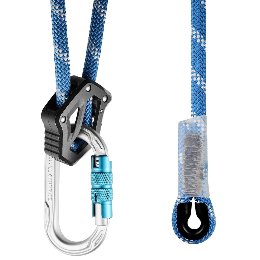 Switch Pro Adjust, Nahaufnahme des Karabinerhakens und der Schlaufe am Ende des Seils