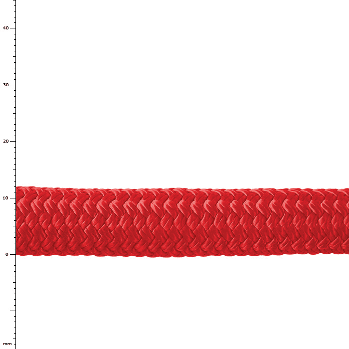 Light Red, rotes geflochtenes Seil