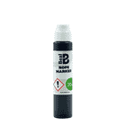 Beal Rope Marker Flasche mit weißem Deckel und schwarzem Körper, 30 ml Inhalt, auf weißem Hintergrund