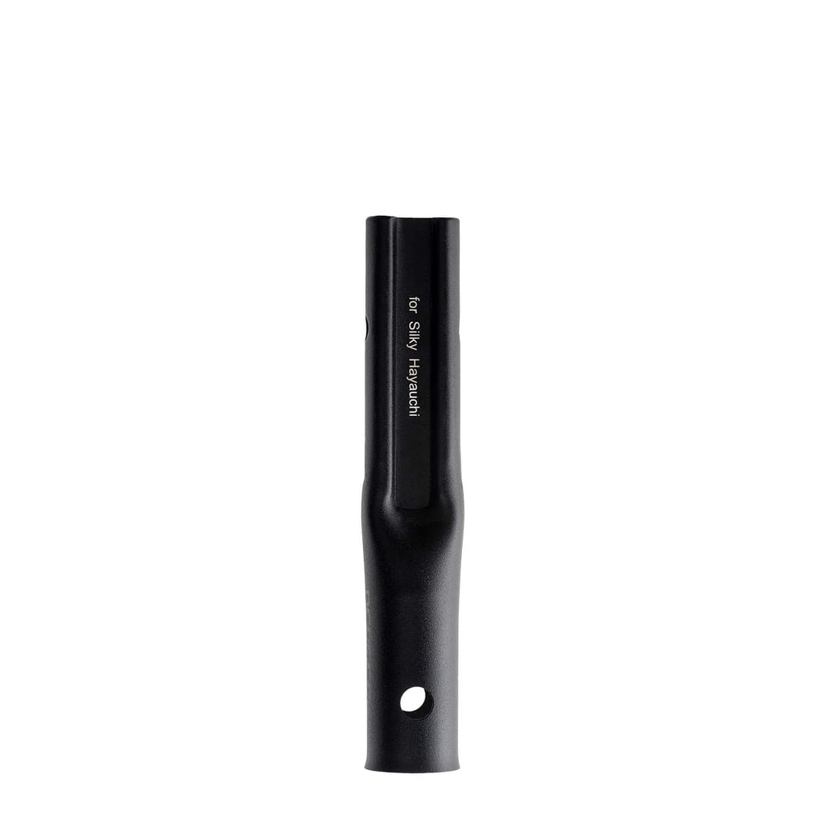 Adapter für Teleskopstangen, schwarz, mit Aufschrift "for Silky Hayauchi"