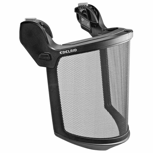 Edelrid Visor Mesh mit schwarzem Rahmen und Netzgewebe als Sichtschutz