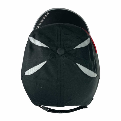 PFANNER® Cap schwarze Kappe von oben mit grauen Einsätzen und verstellbarem Verschluss hinten