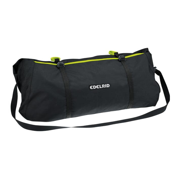 Edelrid Liner schwarze Tasche mit gelbgrünen Akzenten und Tragegurt, rechteckig und länglich