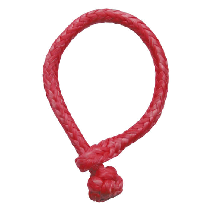 Link 4 rotes Seil mit Knoten