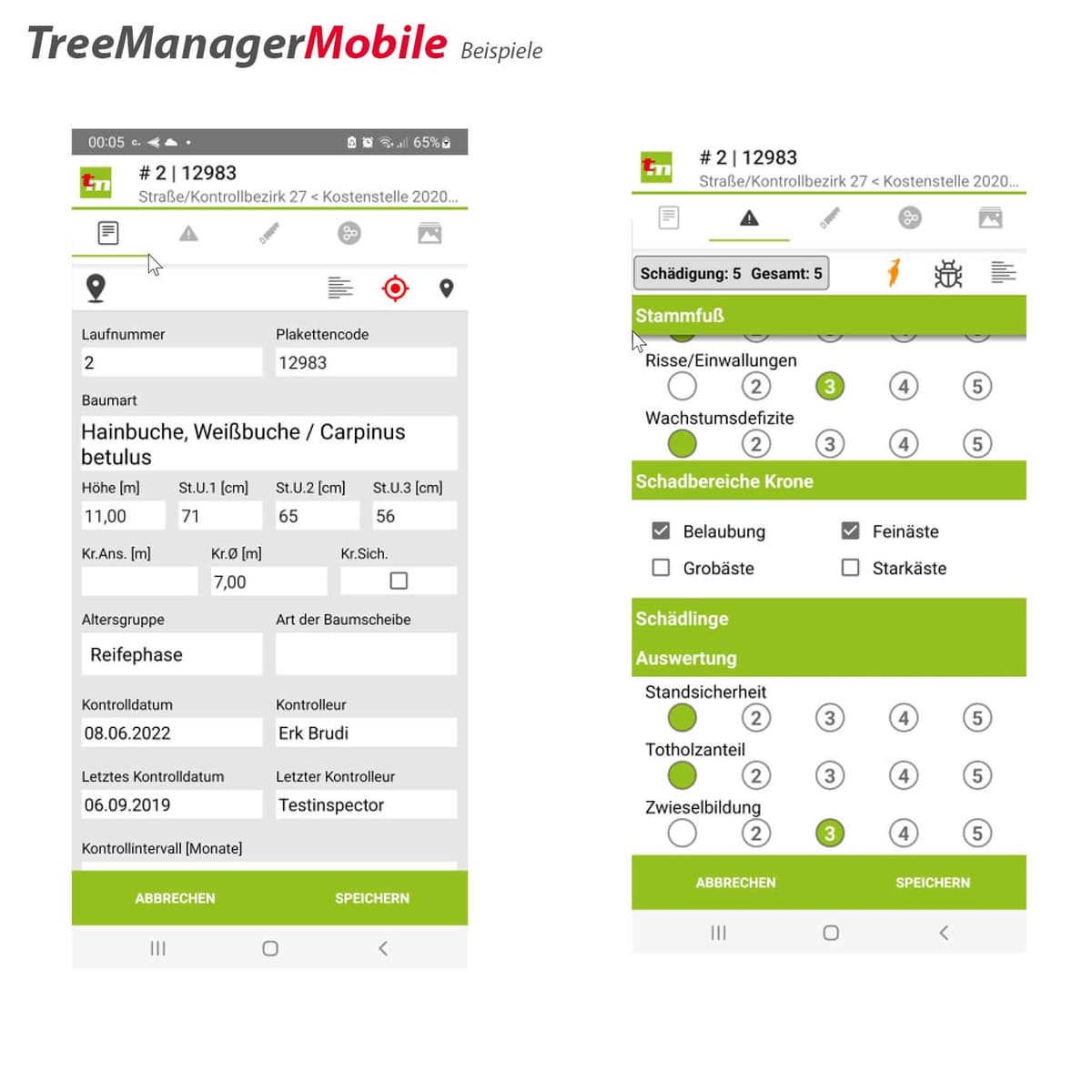 TreeManager Mobile (weiterer Arbeitsplatz)