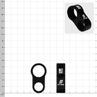 Rise-Up von FTC TREE, schwarzes Metallteil mit zwei runden Öffnungen und weißer Aufschrift „NOT FOR PPE“