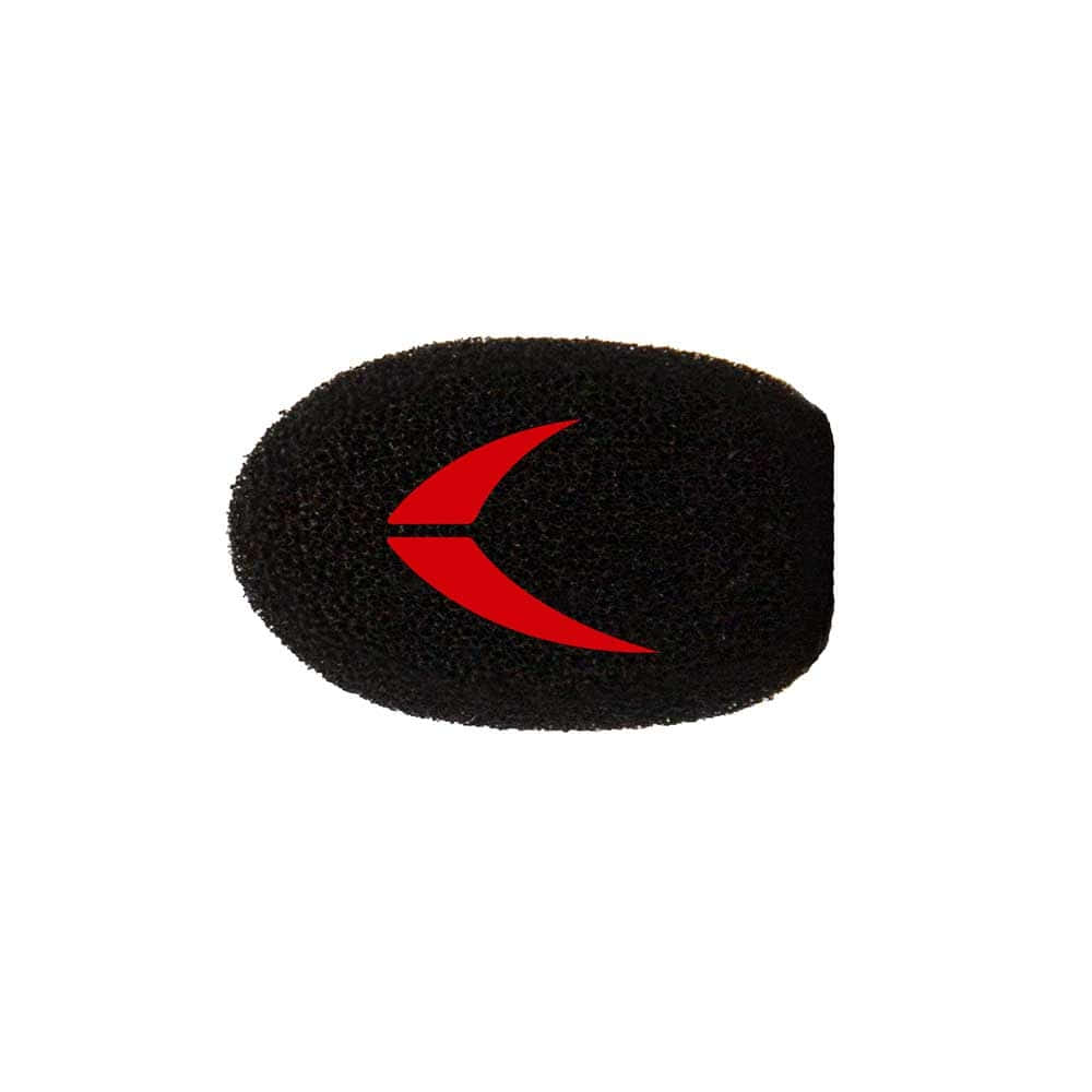 PROTOS® Mikrofonschutz, schwarzer Schaumstoff mit rotem Logo