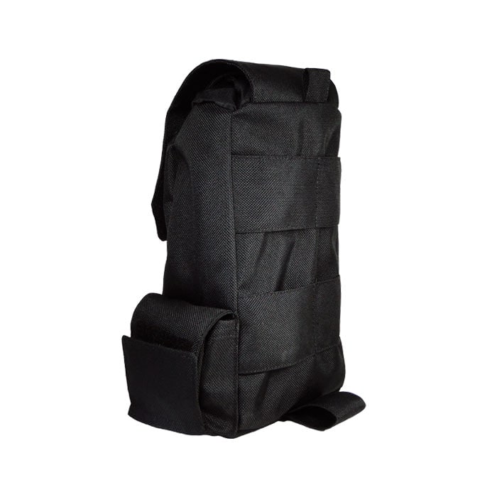 Aztek Tasche schwarze Tasche mit Rückengurten und seitlicher Tasche