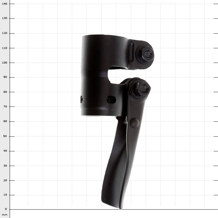 ArboRapid T2/T3/TK3/T4 Verschluss S, schwarzes Metallteil mit Hebel und Schrauben