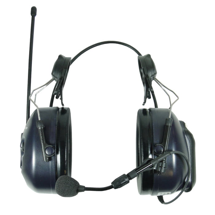 3M Peltor Lite Com Kopfhörer mit Mikrofon und Antenne, Seitenansicht