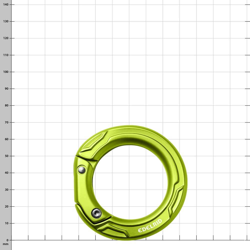 Edelrid Cupid Karabiner in Grün einzeln