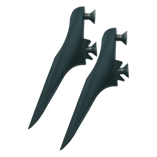 Zwei schwarze Buckspikes Screw L mit Schrauben, Produktname Buckspikes Screw L