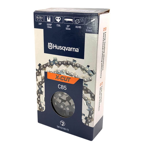 Husqvarna Sägekette 50,8 Cm (20 Zoll) | Original-Ersatzteil, 72 Treibglieder, Teilung 3/8", Stärke 0,058"