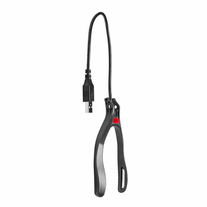 PROTOS® Bluetooth Ladegabel, schwarze Kunststoffgabel mit USB-Anschlusskabel