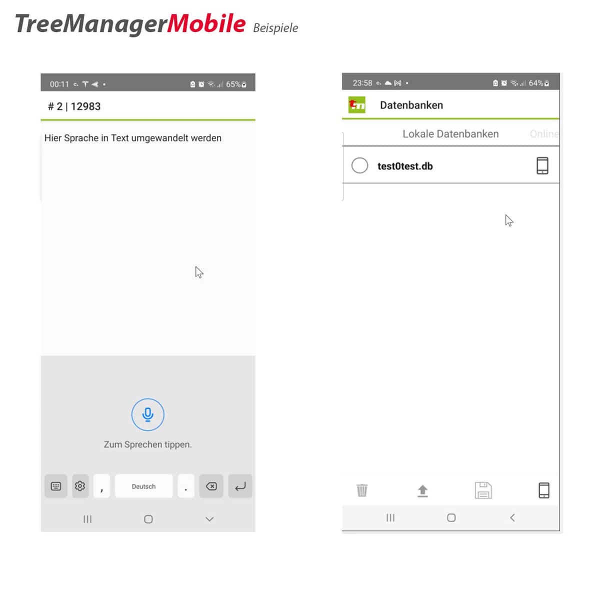 TreeManager Mobile (weiterer Arbeitsplatz)