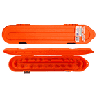 Chain Locker Pro Series Kettenschutzhülle in Orange, geschlossen, mit Aufkleber rechts oben