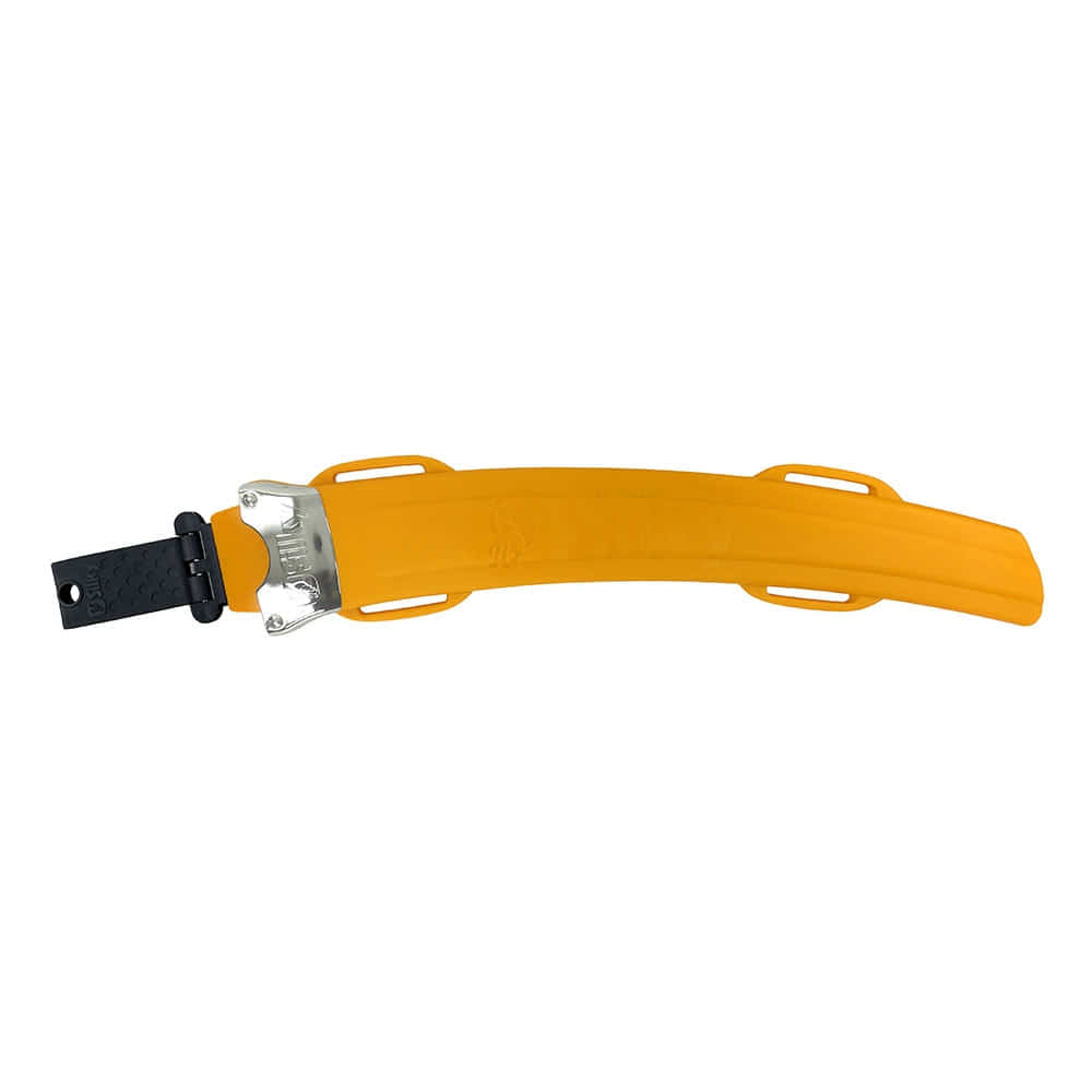 Sugoi 360 Holster in gelb mit schwarzem Clip und Metallbefestigung, Hersteller Sugoi