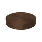 GEFA 8 t Gurtband Classic braunes Gurtband aufgerollt mit aufgedrucktem Schriftzug GEFA