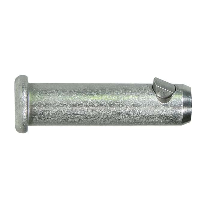 Rope Wrench Quick Pin, silberner Metallstift mit flachem Kopf und Sicherungsklappe am Ende