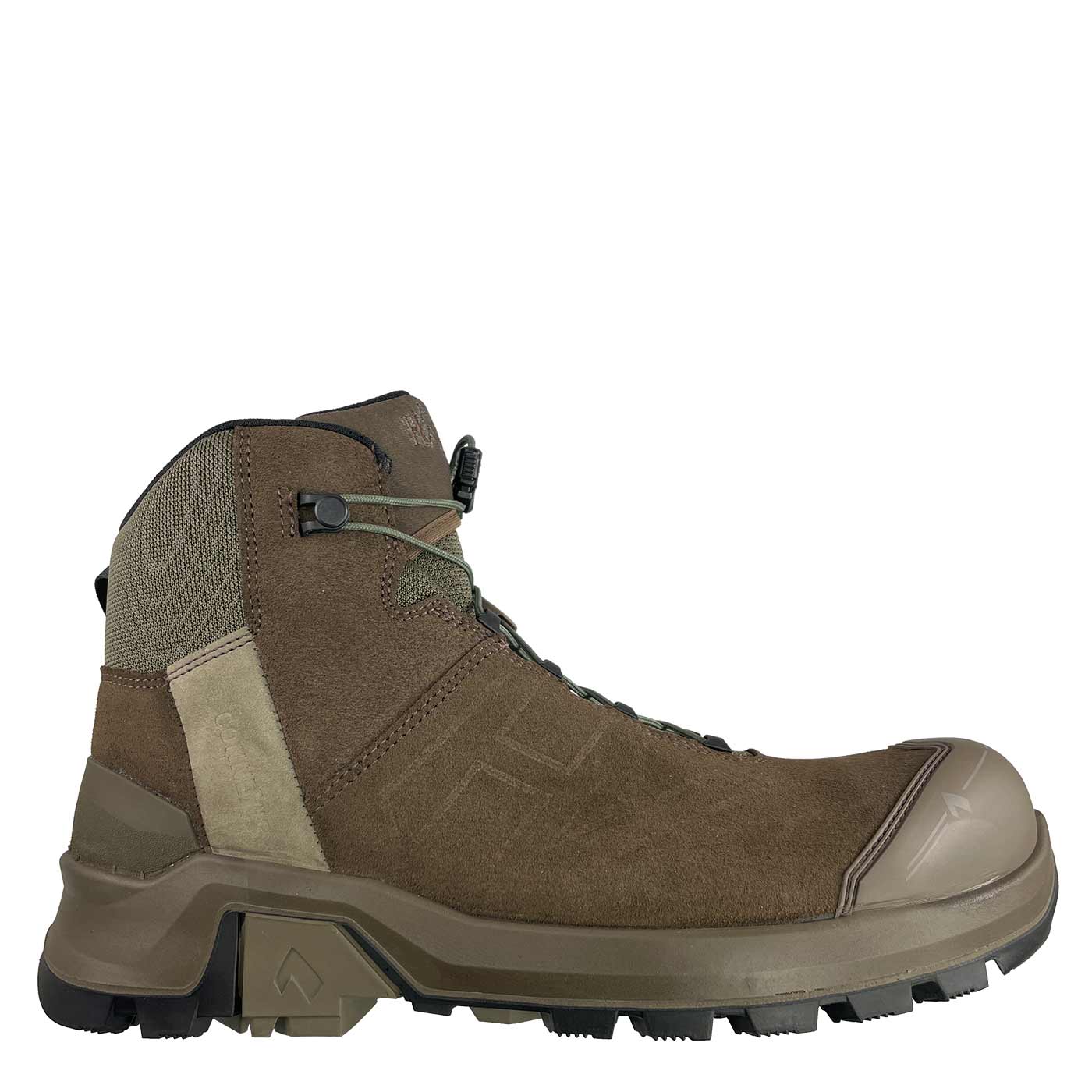 Connexis Safety+ GTX Mid brauner Sicherheitsschuh mit GORE-TEX, Seitenansicht links