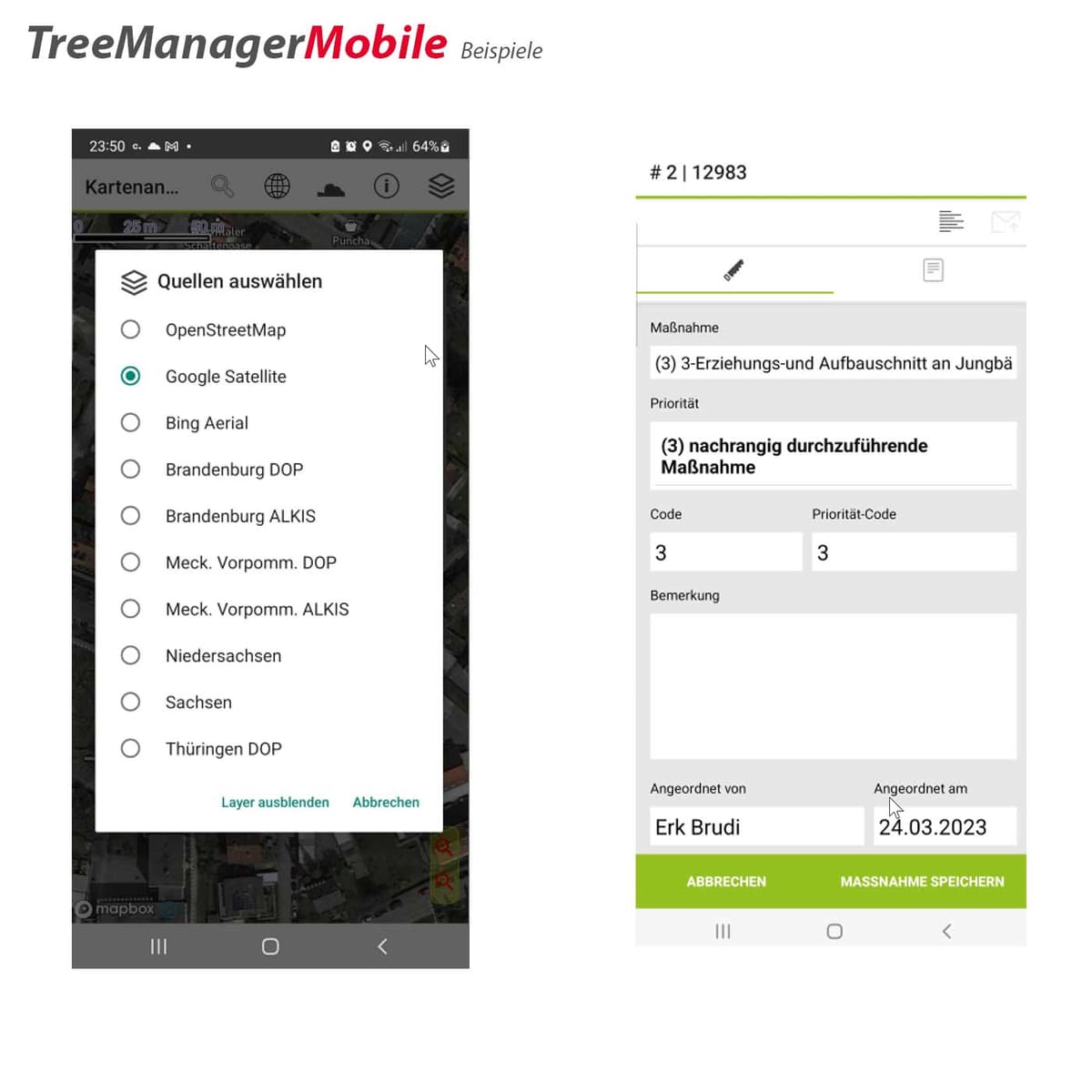 TreeManager Mobile (weiterer Arbeitsplatz)